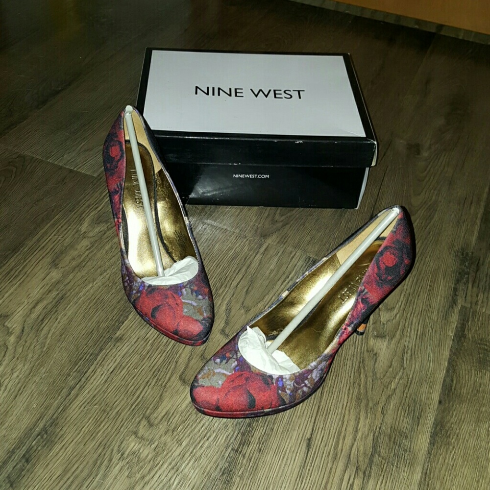 Nine West Kristal Red Purple Multi