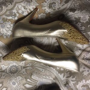 Golden Stuart Weitzman as 7.