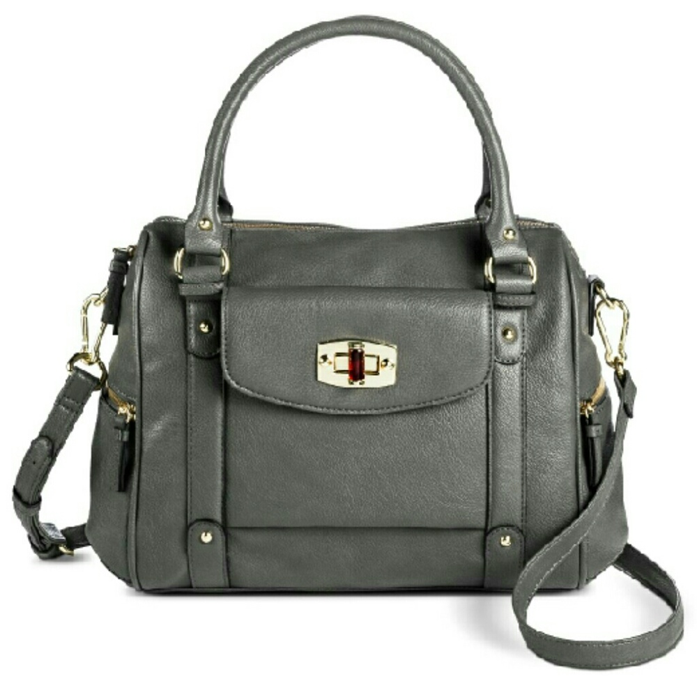 MERONA SOFT FAUX LEATHER SATCHEL