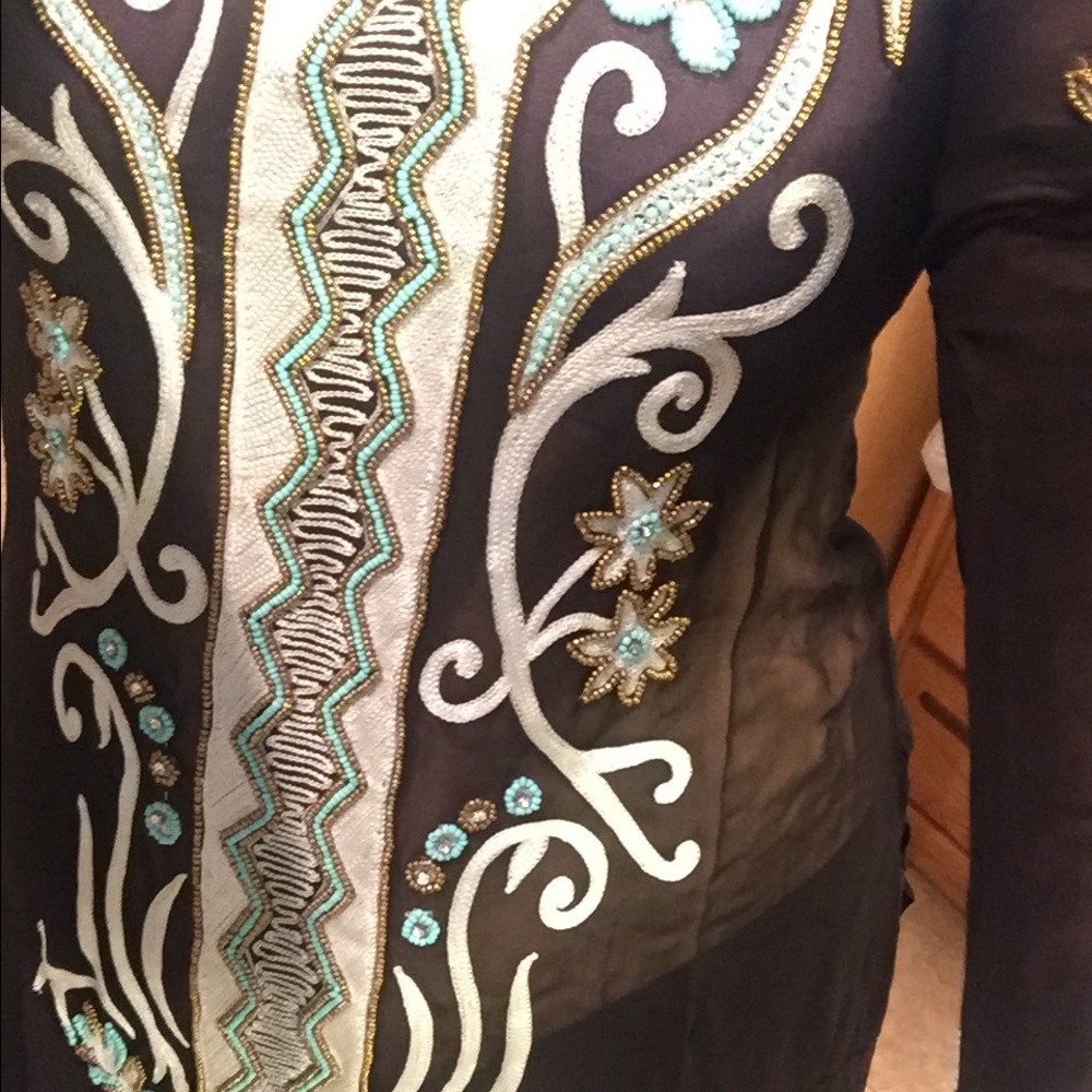 NWT Boston Proper beautiful embellished tunic!