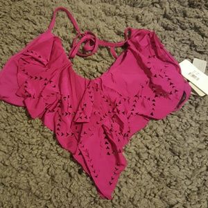 Ruffle bikini top