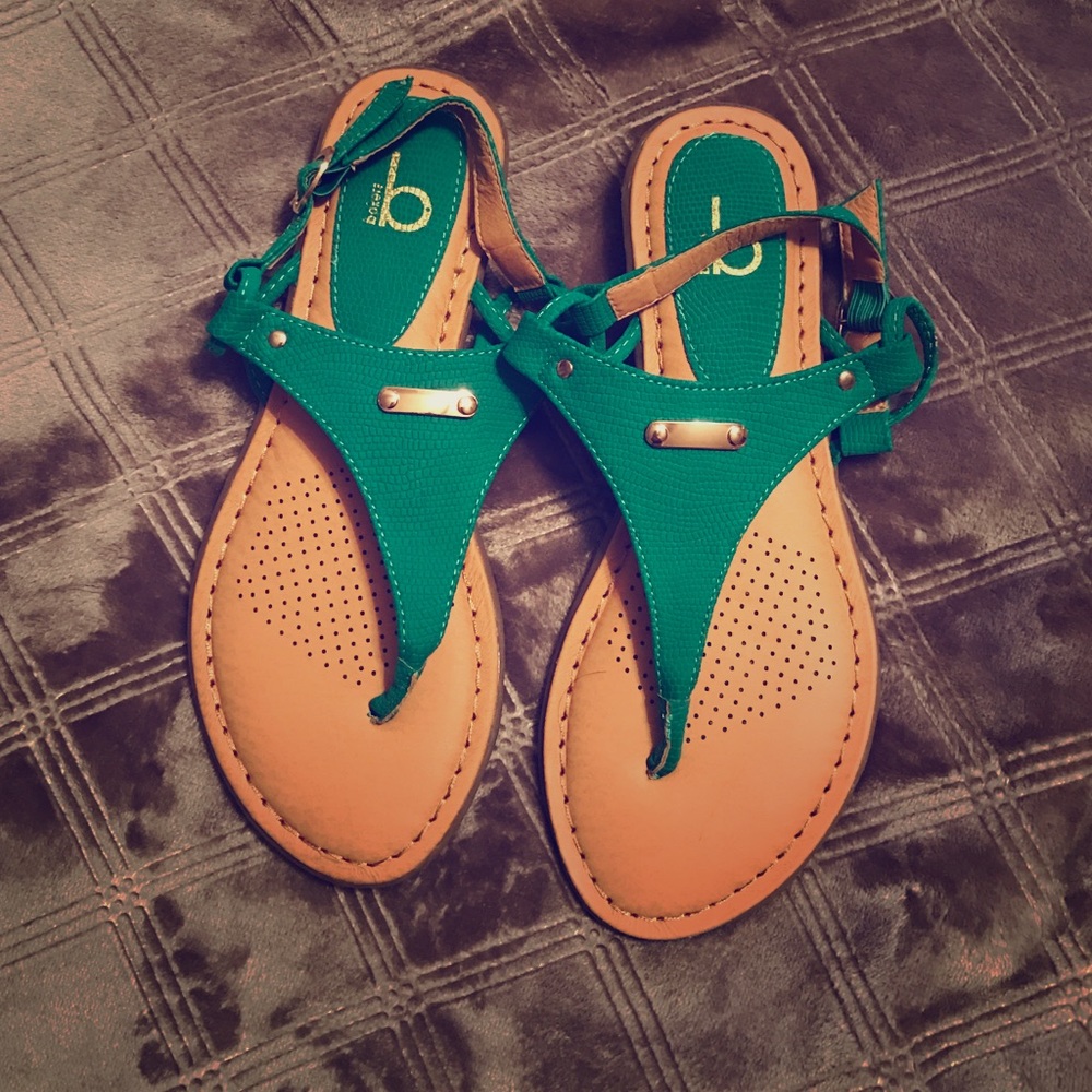 Green Bakers Sandals