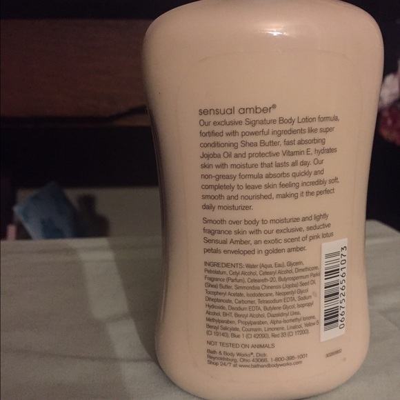 Bath & Body Works Sensual Amber body lotion - Picture 2 of 3
