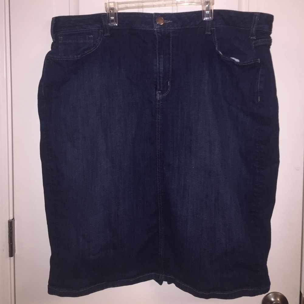 Lane Bryant Denim Skirt