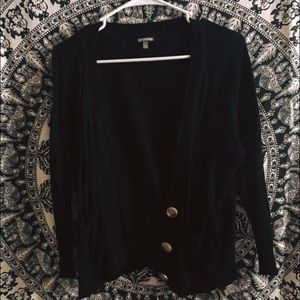Charlotte Russe black cardigan