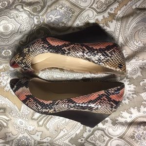 Calvin Klein snake skin Heel.