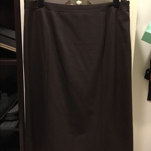 EUC size 8 brown J crew skirt