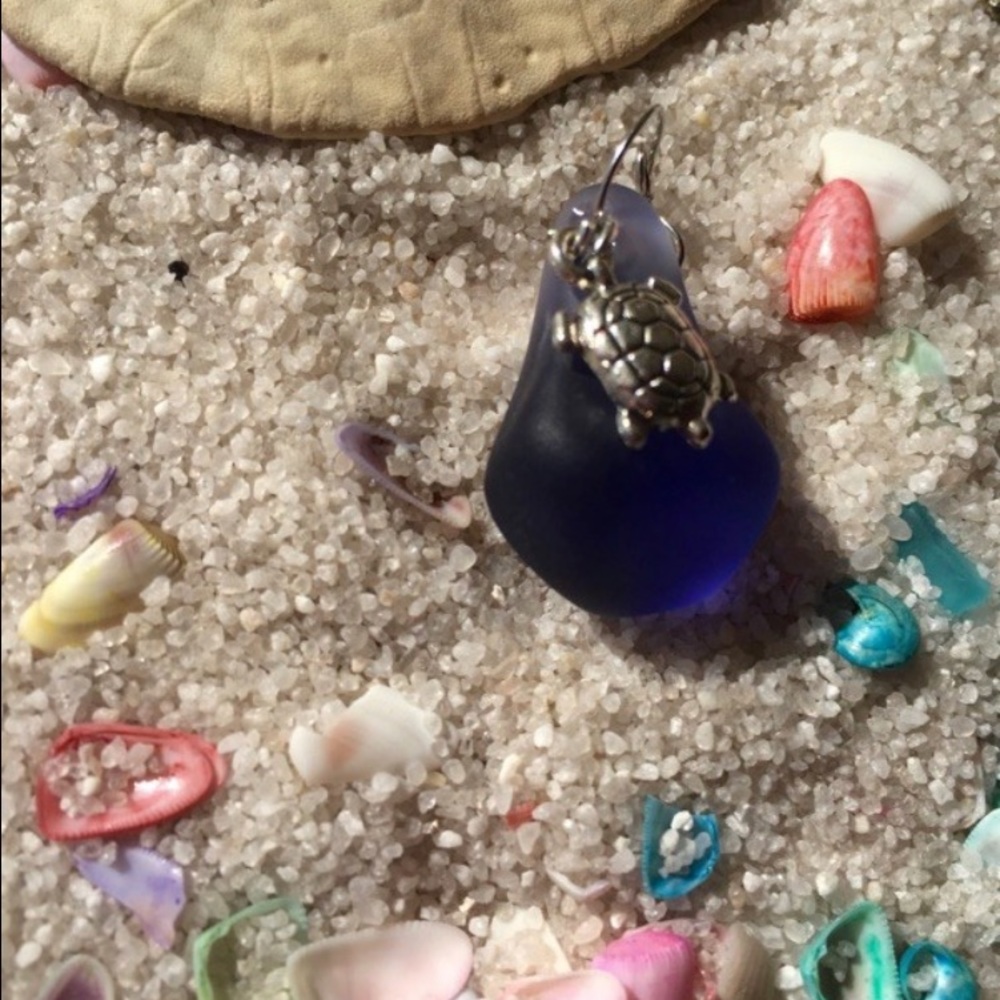 Turtle turtle sea glass