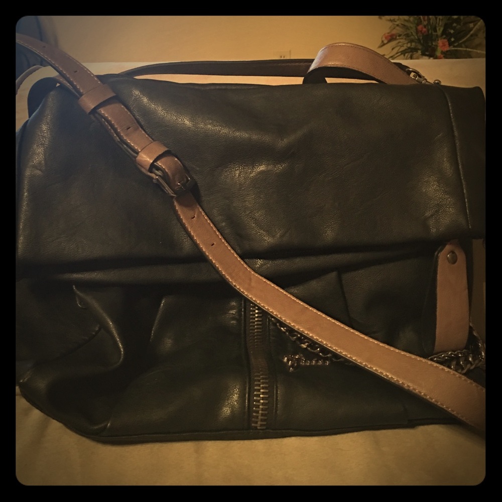 Guess Leather Slouchy Crossbody