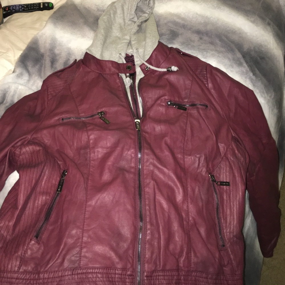 Burgundy Jacket