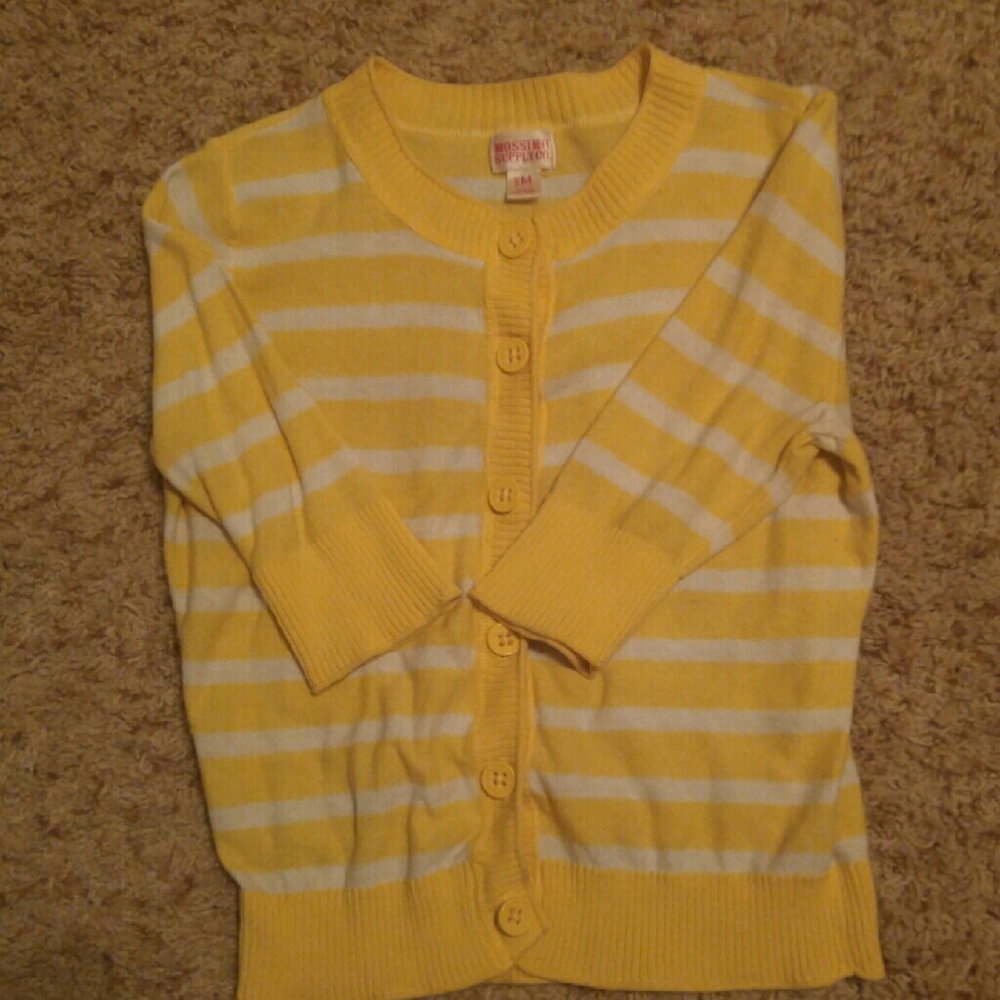 Mossimo yellow cardigans sizeM
