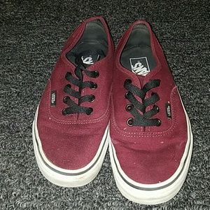 Maroon Vans