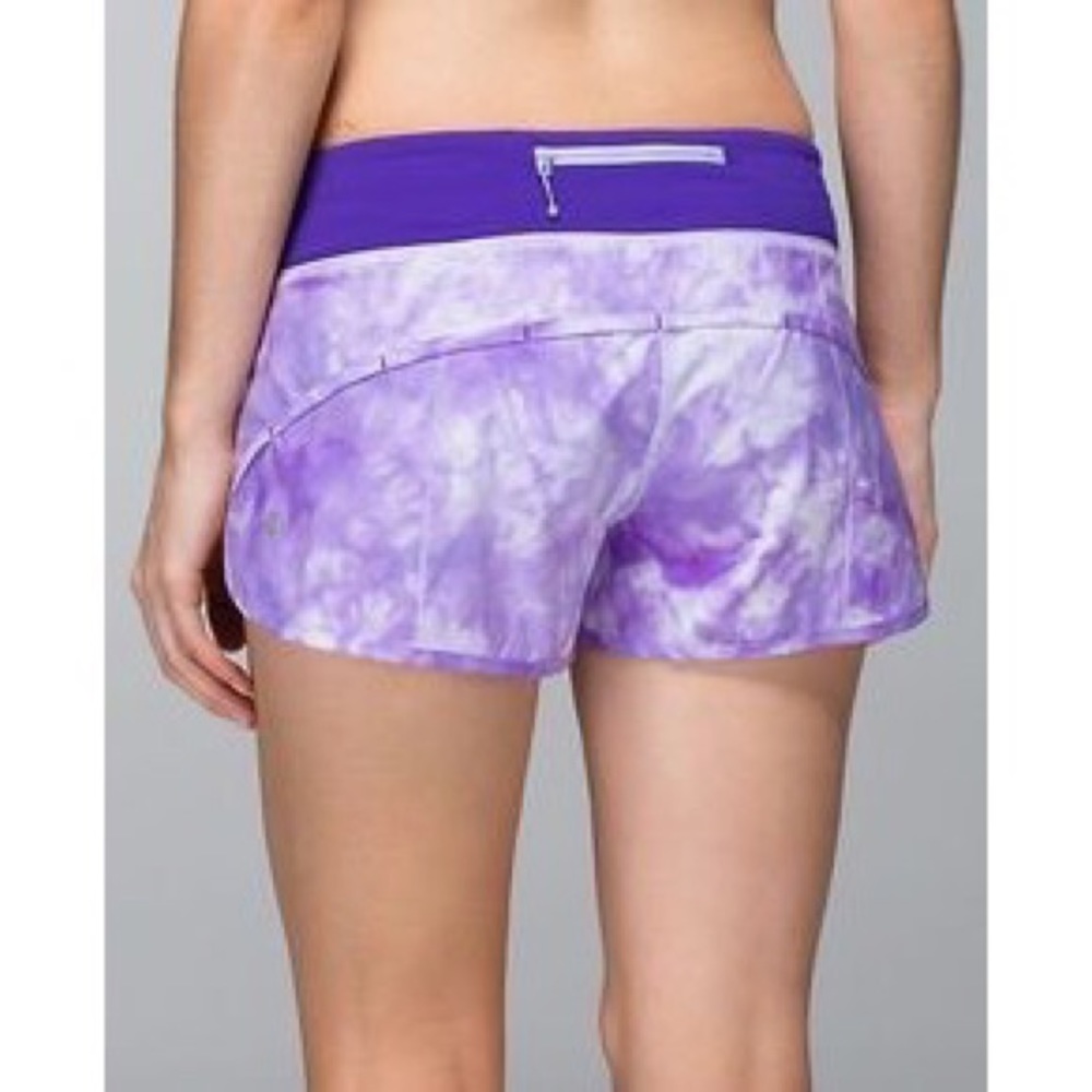 Lululemon Speed Shorts-Bruised Berry, Size 6 - Picture 1 of 4