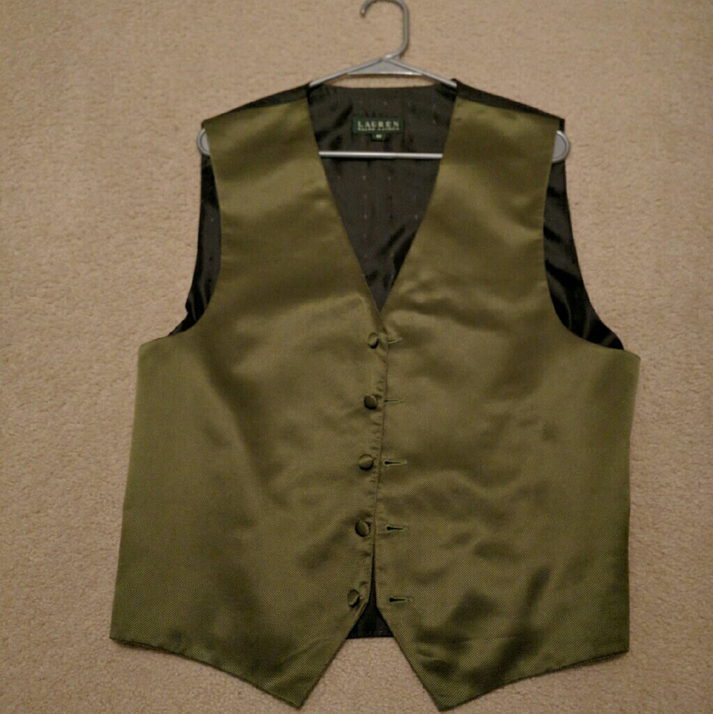 Ralph Lauren Olive Green Vest size M