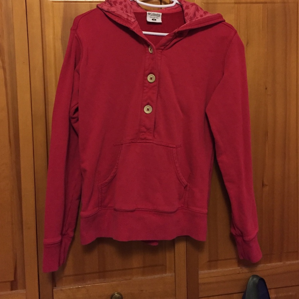 Red Columbia Hoodie