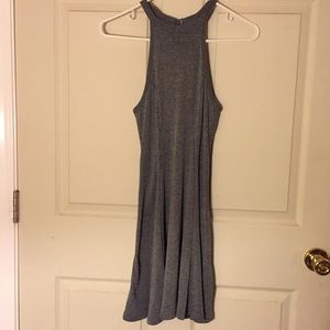 Hollister Ribbed High Neck Skater Dress