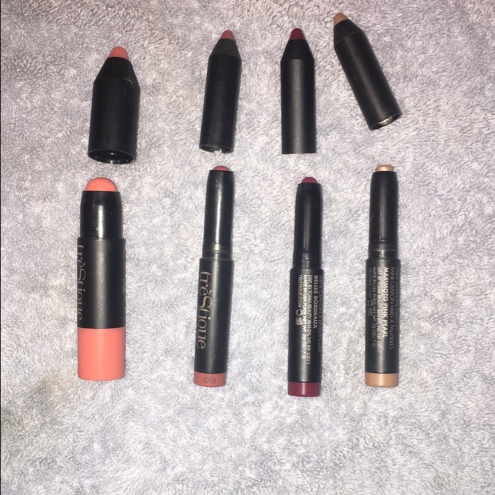 1 Blush Stick & 3 Matte Lip Crayons