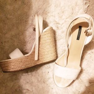 Forever 21 White Wedges