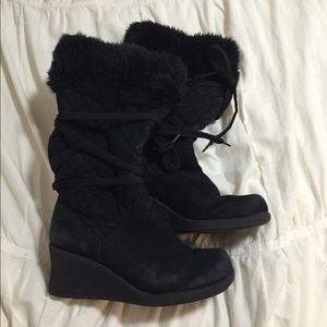 Wedge Winter Fur Boots