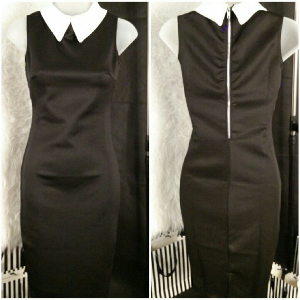 Collared Sleeveless Dress - Picture 2 of 3