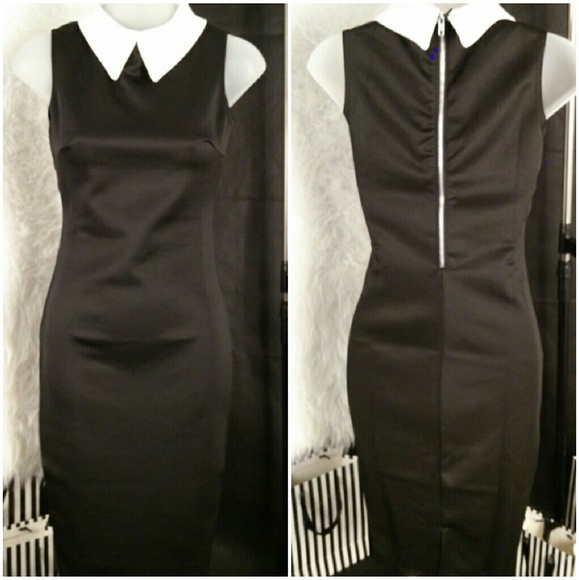 Collared Sleeveless Dress - Picture 2 of 3