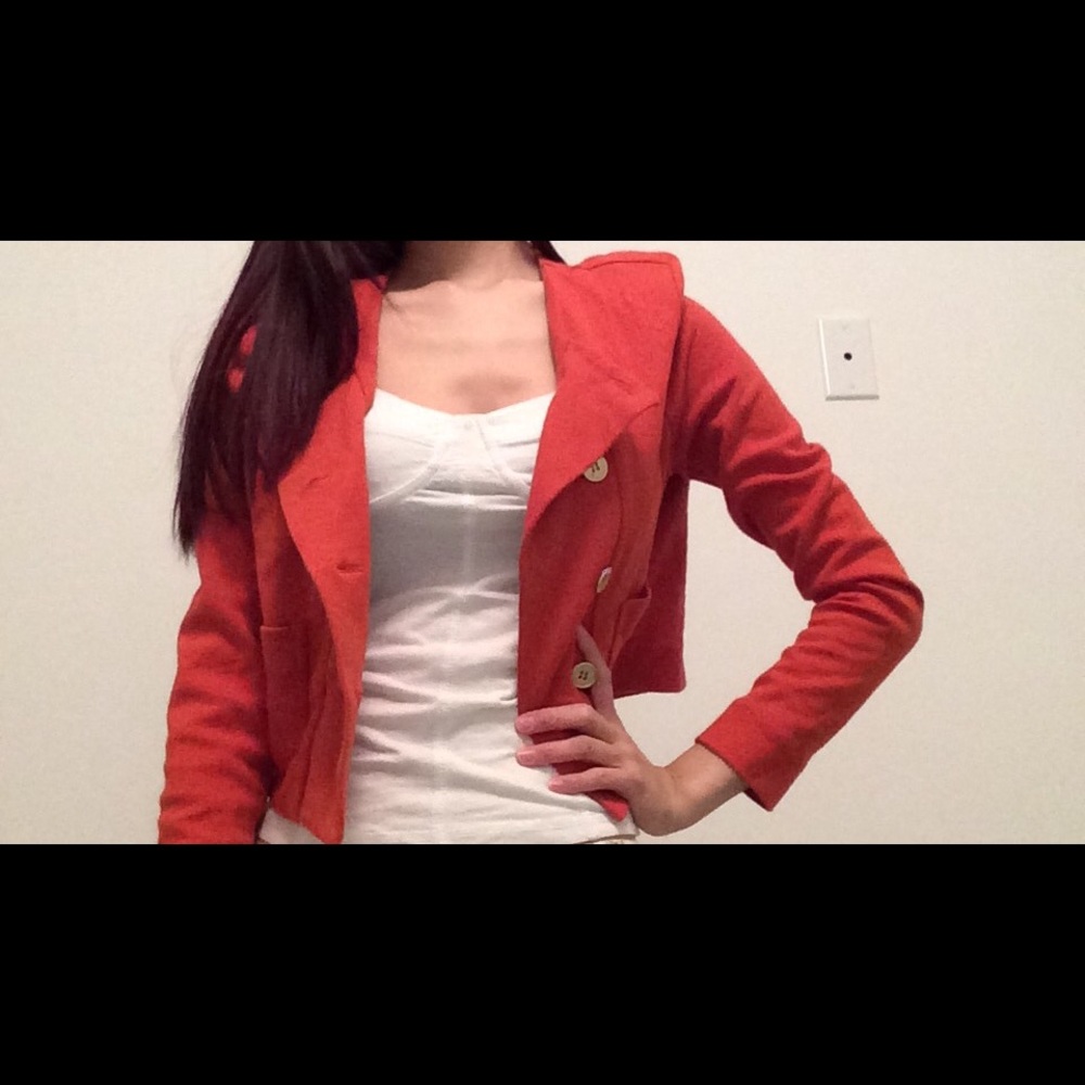 💋DARK ORANGE JACKET💋