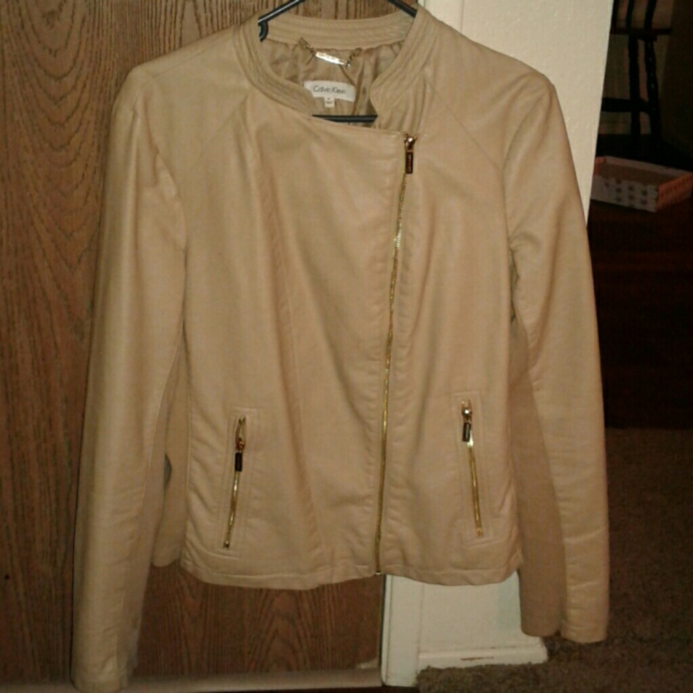 Calvin Klein leather jacket