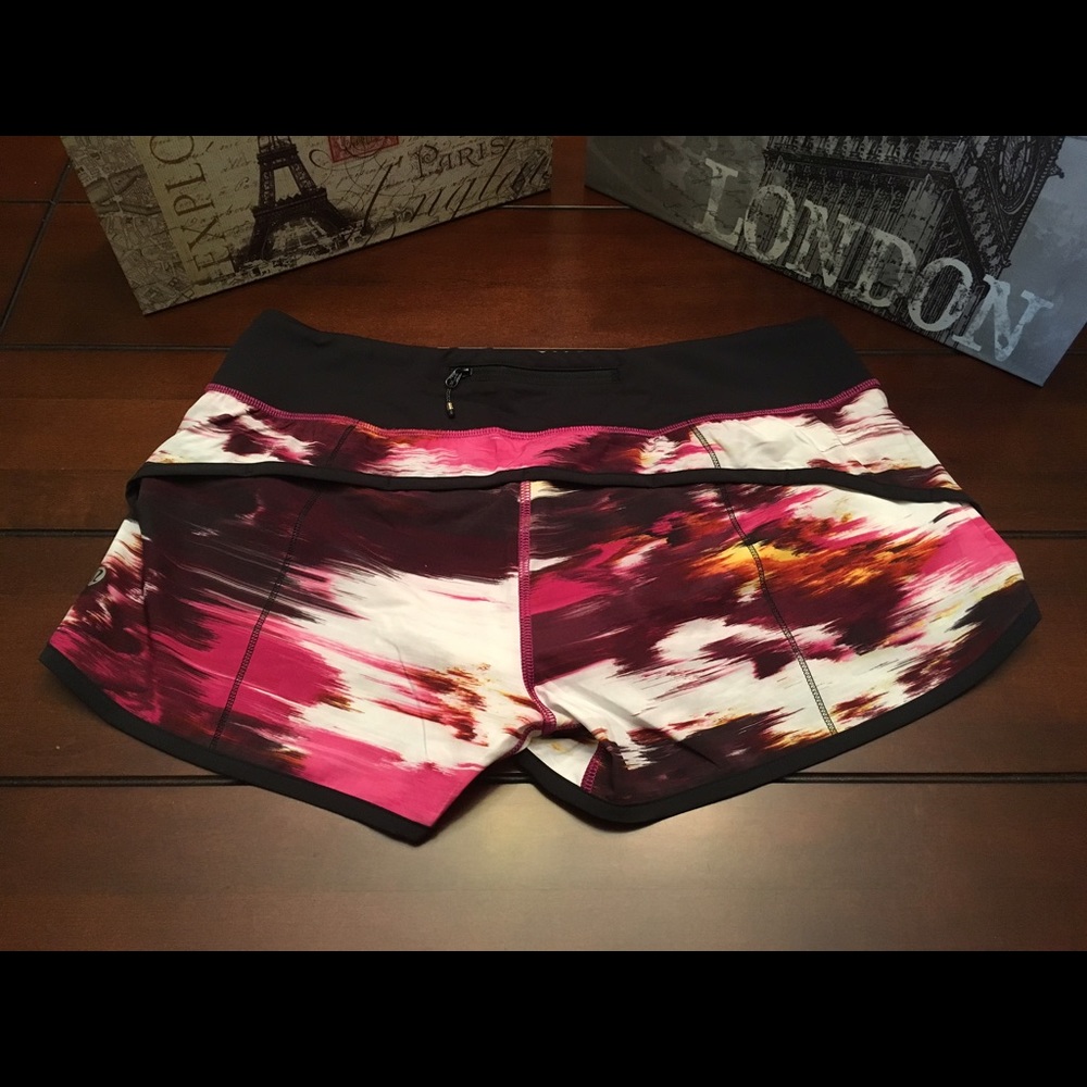 Lululemon Speed Shorts-Pigment Wind Berry, 8 - Picture 2 of 3
