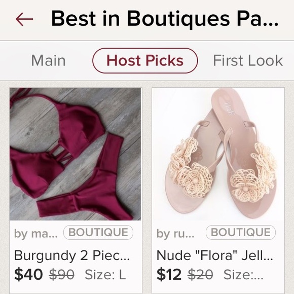 HP 6.14 Nude "Flora" Jelly Sandal Flip Flop Floral - Picture 4 of 5