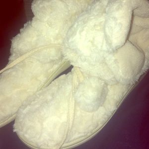 White Little Slippers! (Need washed)