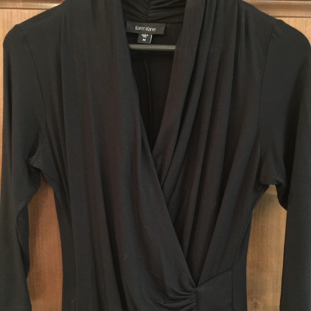Karen Kane Black Asymmetrical Dress