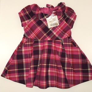 Janie & Jack Ruffle Plaid Dress