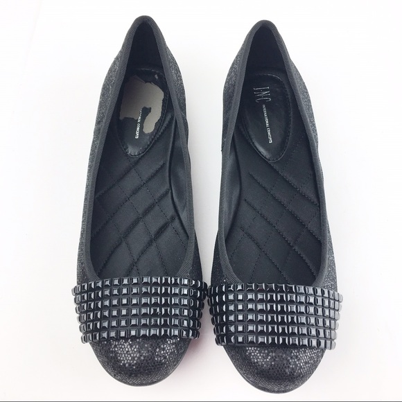 INC International Concepts Shoes - 🌸5/$25🌸 Black Sequin Ballet Flats INC. Size 6