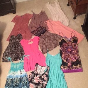 Bundle of 11 dresses size small