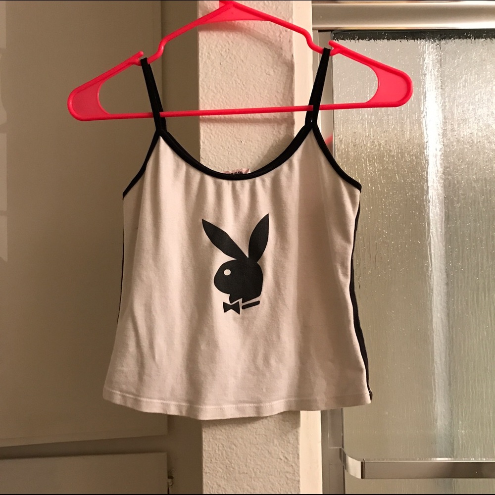 💌 SOLD 💌 Playboy Spaghetti Strap Tank