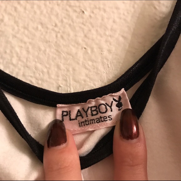 💌 SOLD 💌 Playboy Spaghetti Strap Tank - Picture 4 of 4