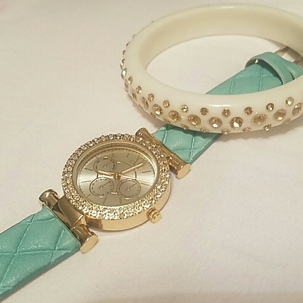 Geneva Watch and Express bangle