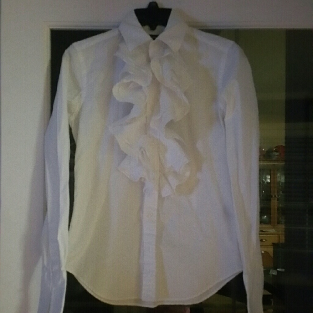 Ralph Lauren ruffled shirt