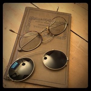 1990's wire rim frames