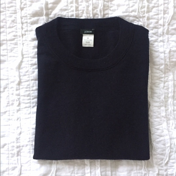 J. Crew Merino Wool Tippi Sweater Navy XS - Picture 3 of 4