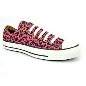 pink leopard print converse