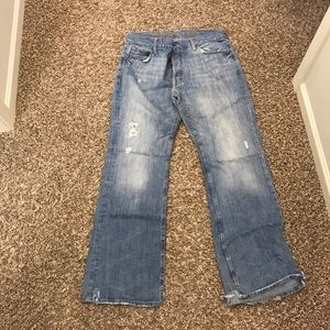 American Eagle Low Rise Boot Cut Jeans