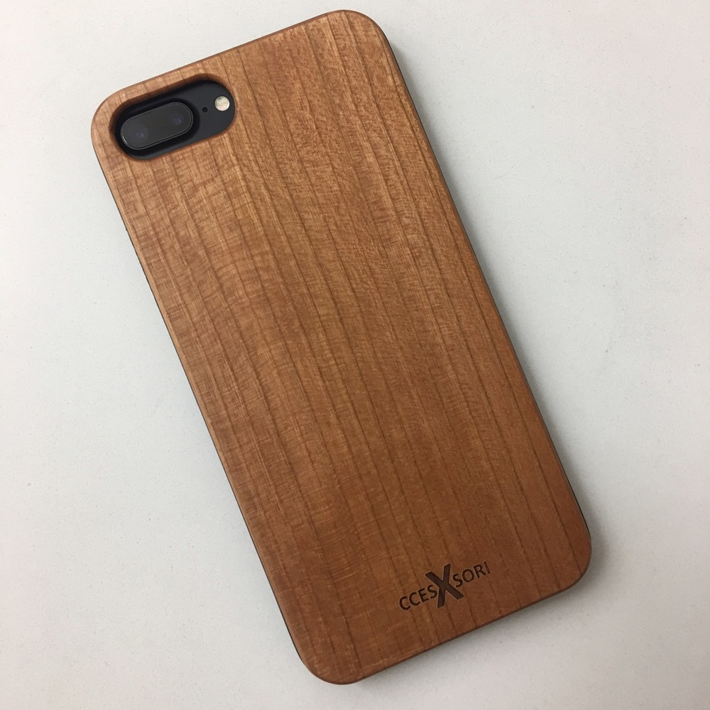 ⚡Cherry Wood iPhone Case🌴++ 2 Screen Protectors