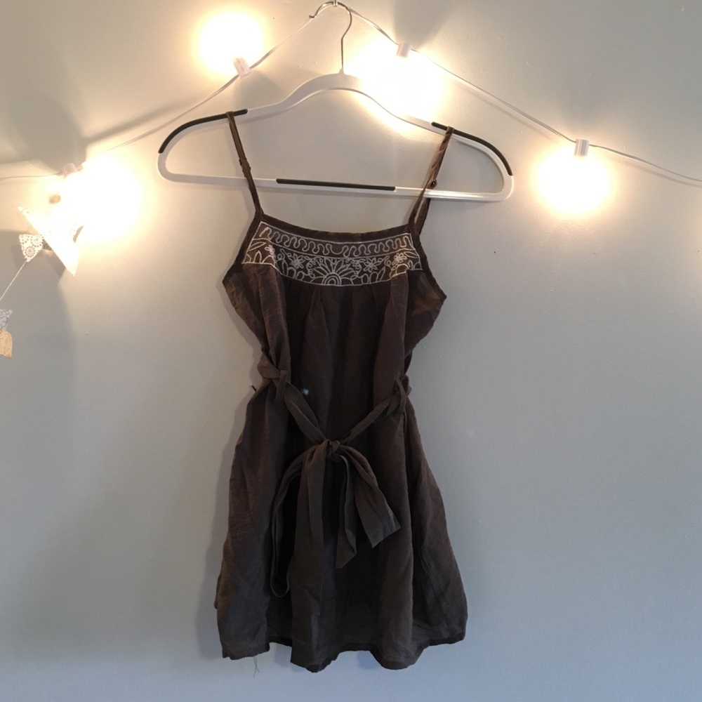 Brown blouse