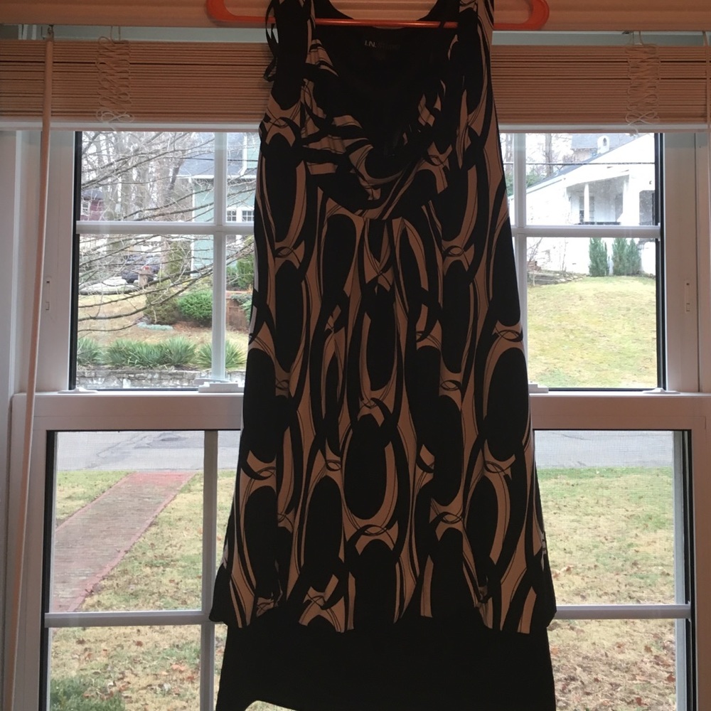 Black and white dress