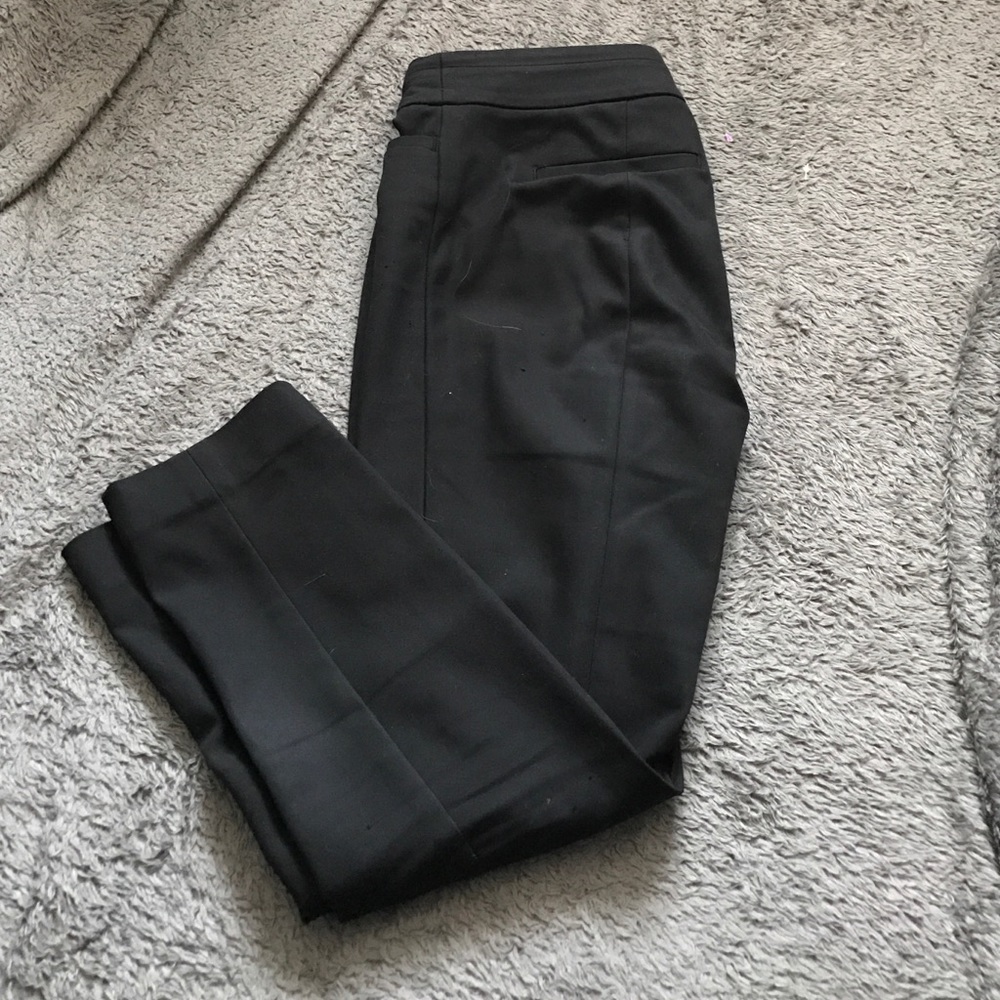 LOFT GUC Black Skinny Ankle Pant in Marisa Fit