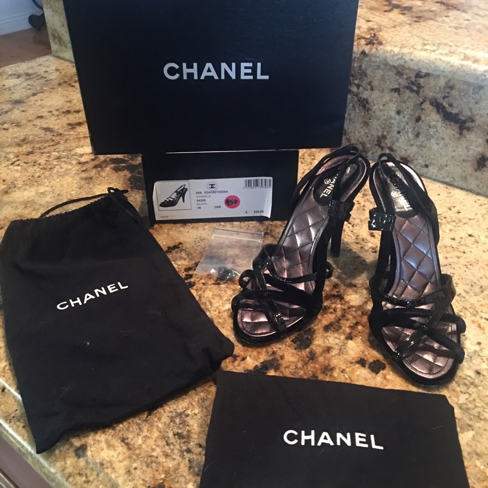 CHANEL "Formal" Slingback Sandals