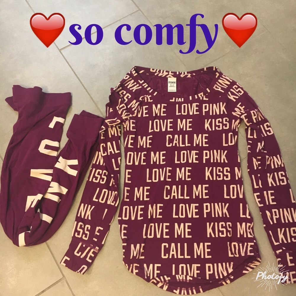 VS Pink pj set