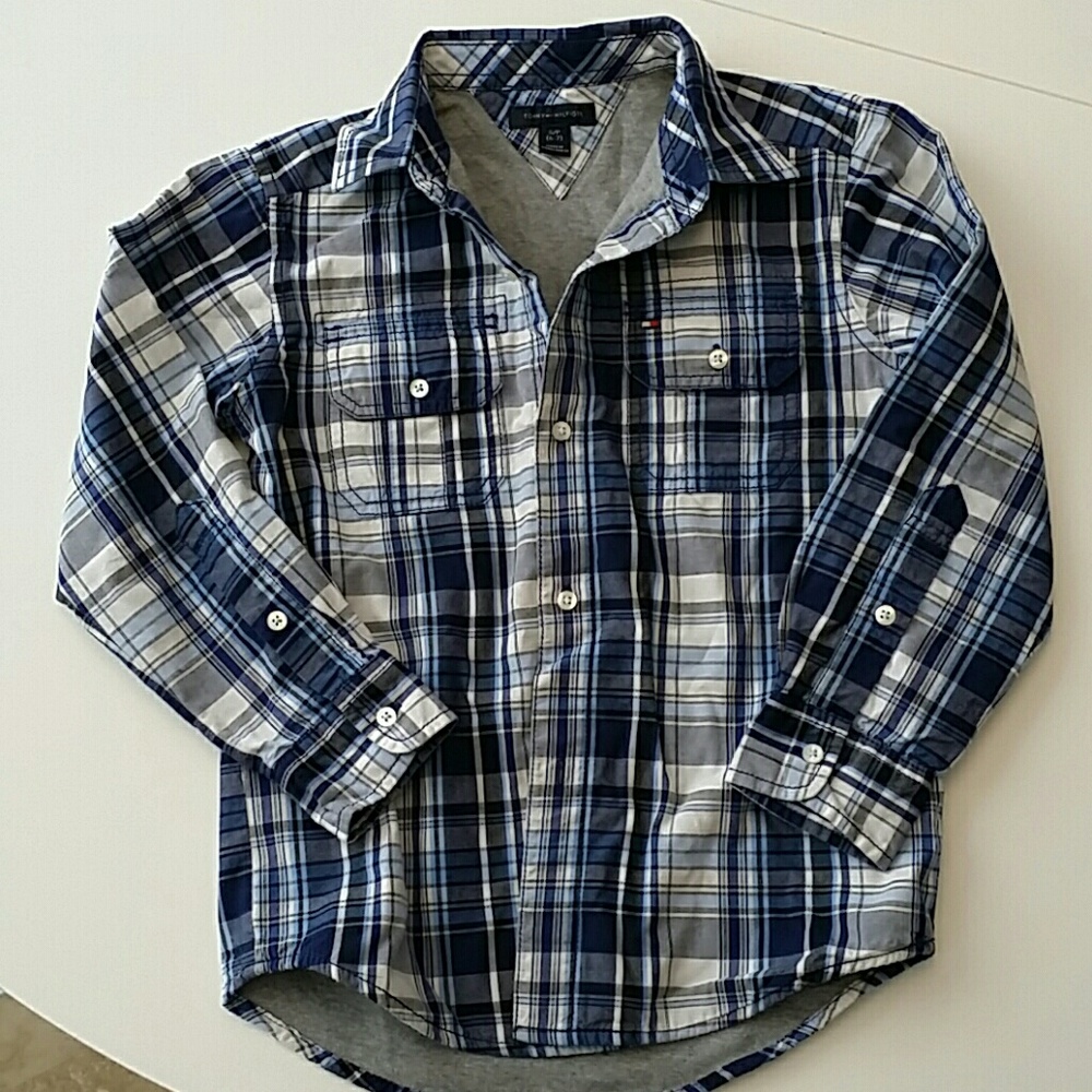 Boys Tommy Hilfiger Winter double layer shirt 6/7