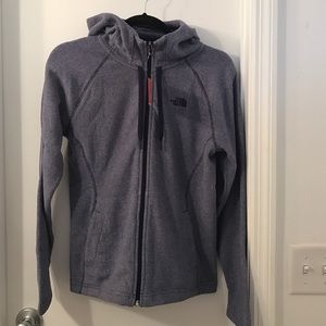 North face zip-up hoodie